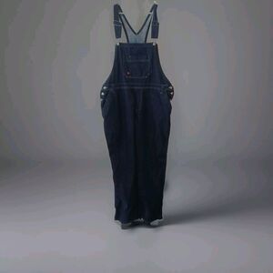 Dickies Denim Bib Carpenter Overalls Womens 16L work paint